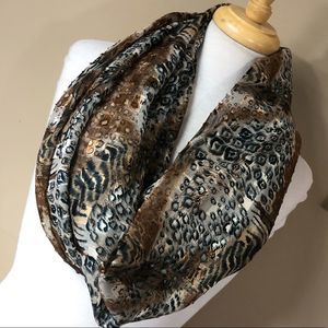 Animal Print Infinity Scarf